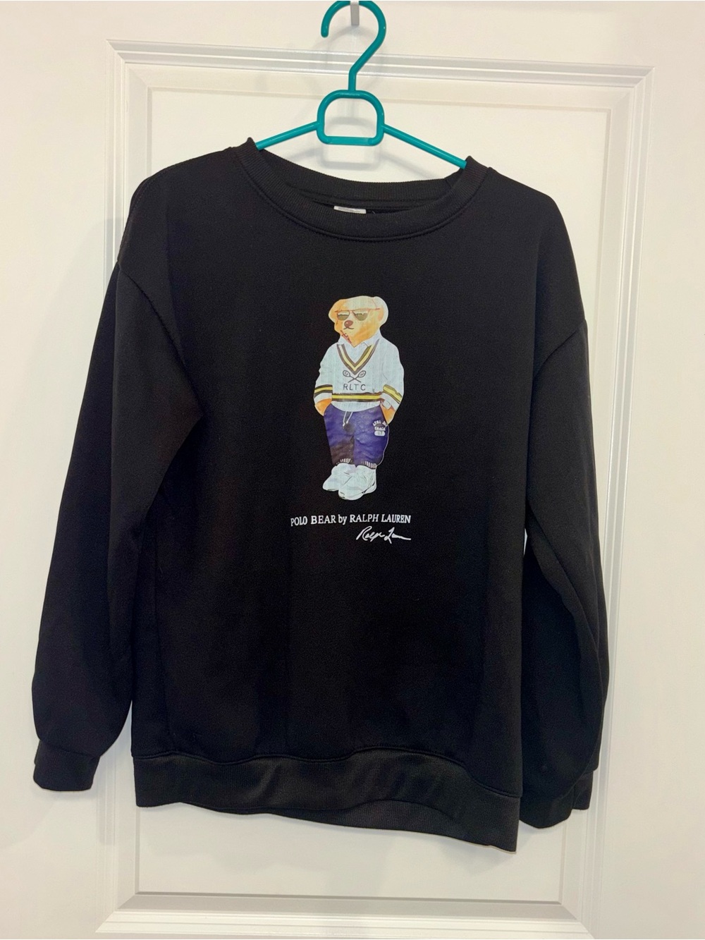 Polo Bear by Ralph Lauren Black Women’s Graphic Sweatshirt
